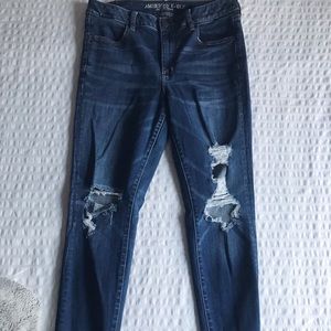 American Eagle Jeans Size 12 Hi-Rise Jegging EXCELLENT CONDITION Super Stretch